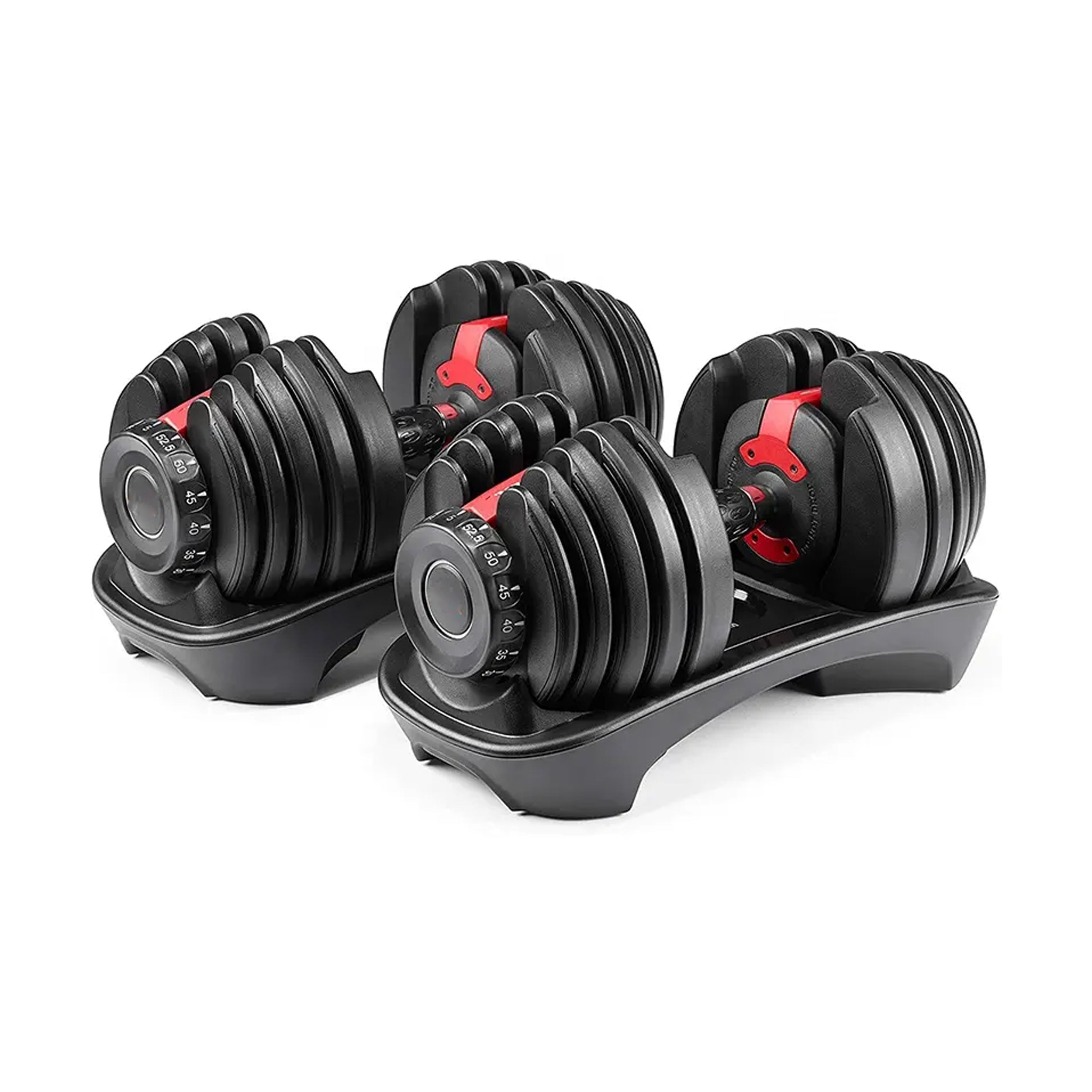 Smart Quick-Dial Adjustable Dumbbell 24 kg – 15-in-1 Cast-Iron Weight Set for Home Gym, Space-Saving Strength Training with Ergonomic Grip