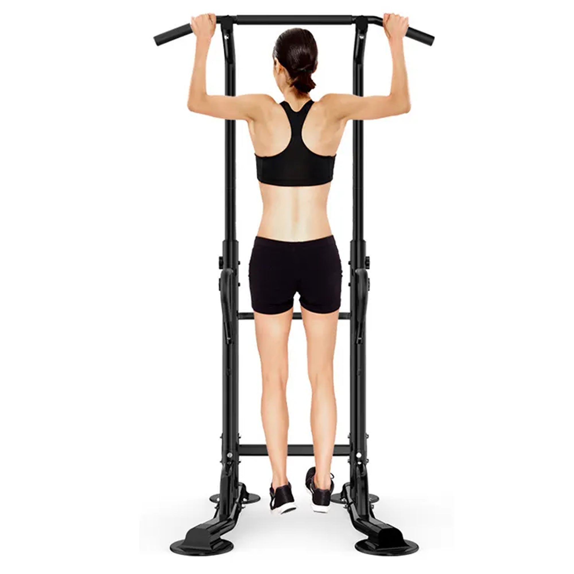 Multi‑Function Power Tower Pull‑Up & Dip Station – Heavy‑Duty Steel, Padded Captain’s Chair & Multi‑Grip Bar – Strength Training for Home Gym & Compact Studios