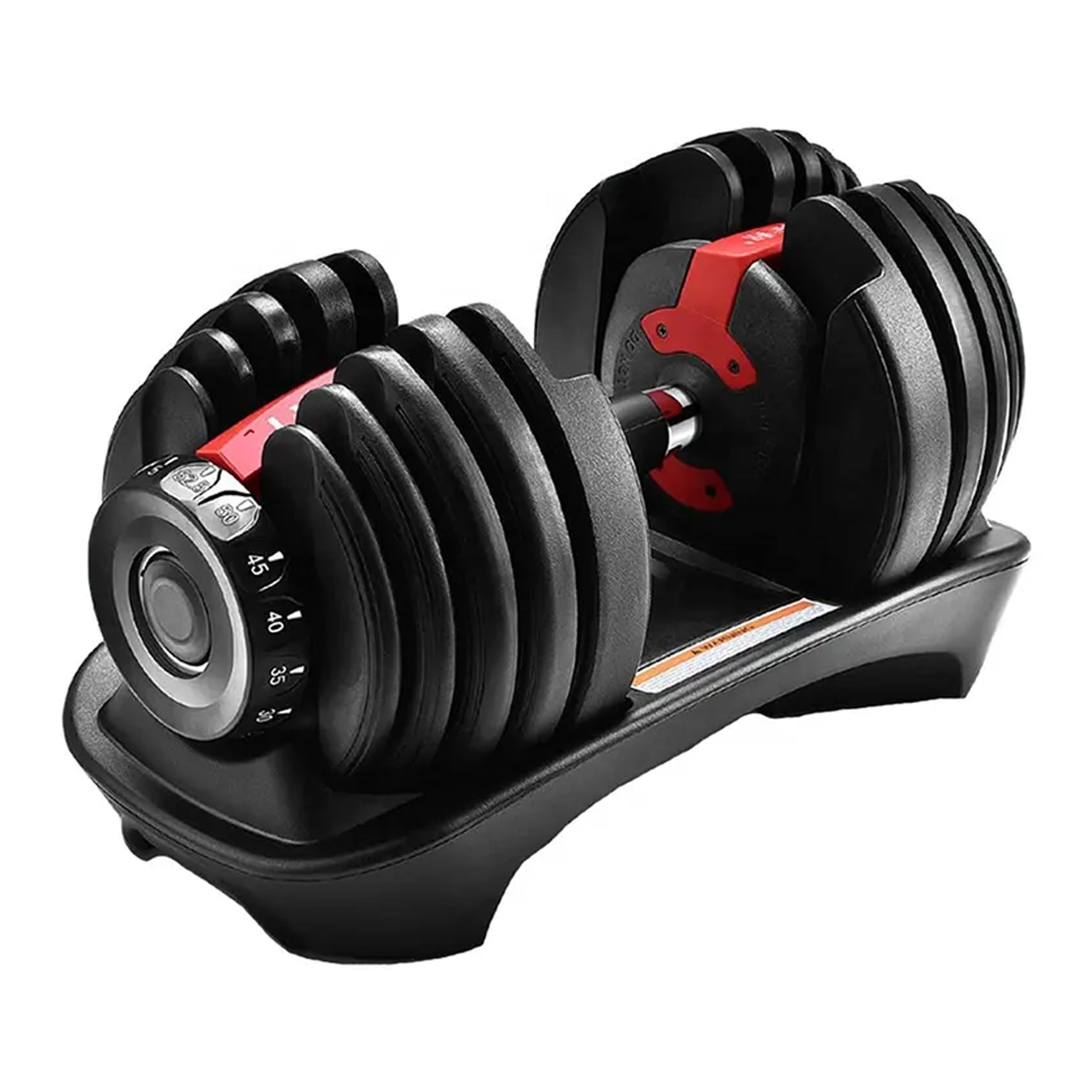 Smart Quick-Dial Adjustable Dumbbell 24 kg – 15-in-1 Cast-Iron Weight Set for Home Gym, Space-Saving Strength Training with Ergonomic Grip