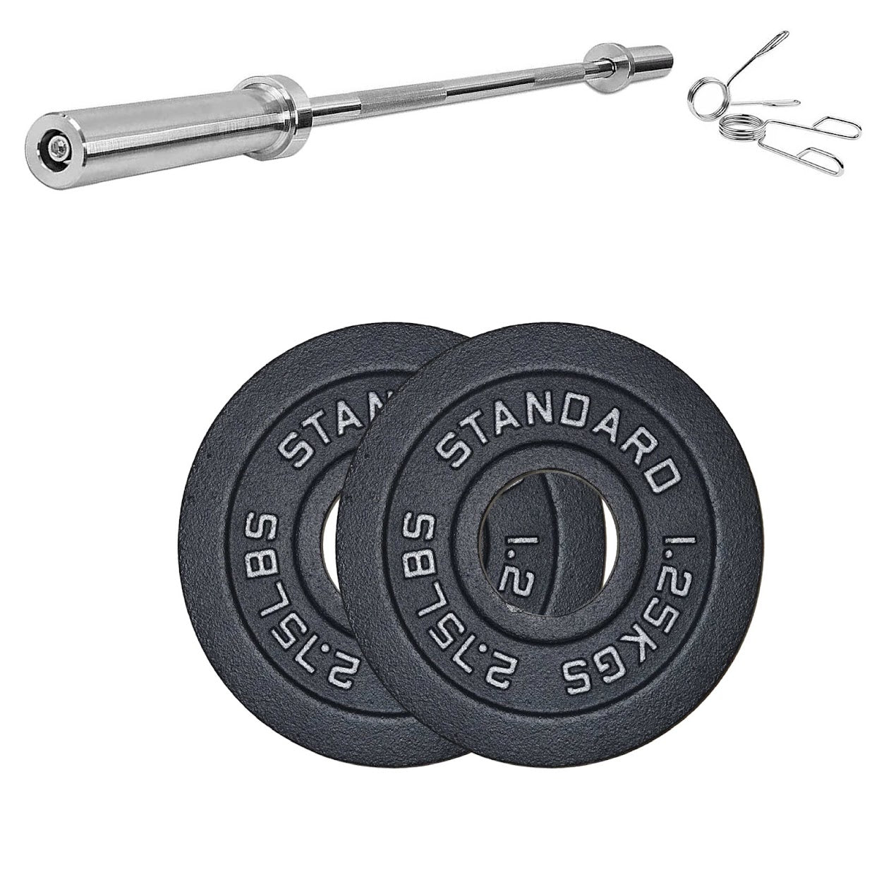 Heavy-Duty Cast Iron Weight Plates – Rugged Grip Discs for Strength Training, Available in Singles, Pairs & Sets for Home Gym and Barbell Workouts