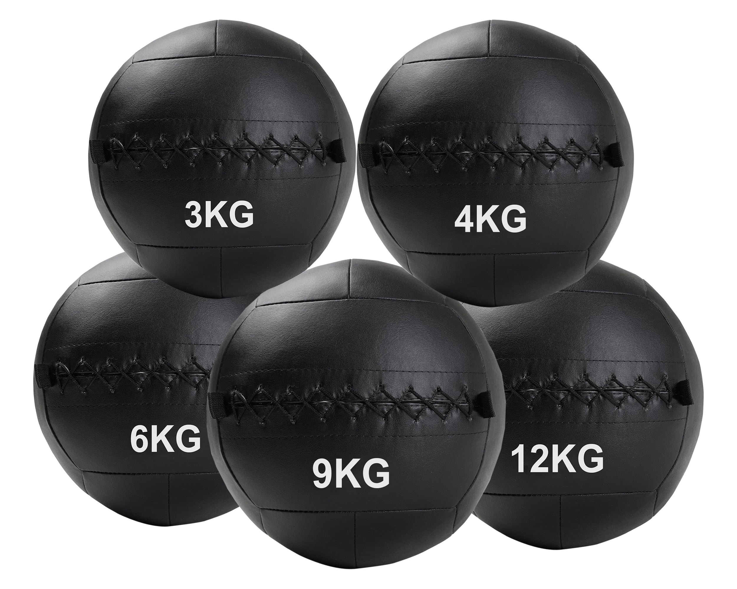 Home Gym Wall Balls – Textured Vinyl No‑Bounce Medicine Ball (3–12 kg) for Strength, Power & Cross‑Training