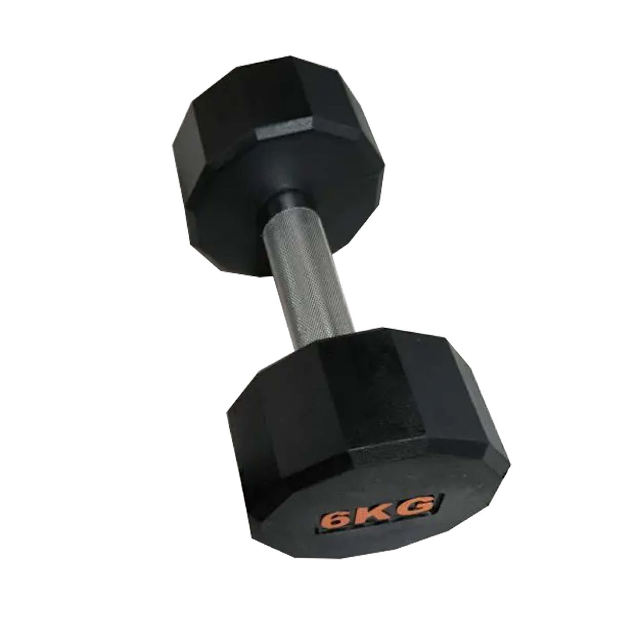 Hex Dumbbell with Rubber Coating, Non-Roll Design & Grip Handle for Strength Training – Ideal for Home Gyms & Personal Fitness Rooms
