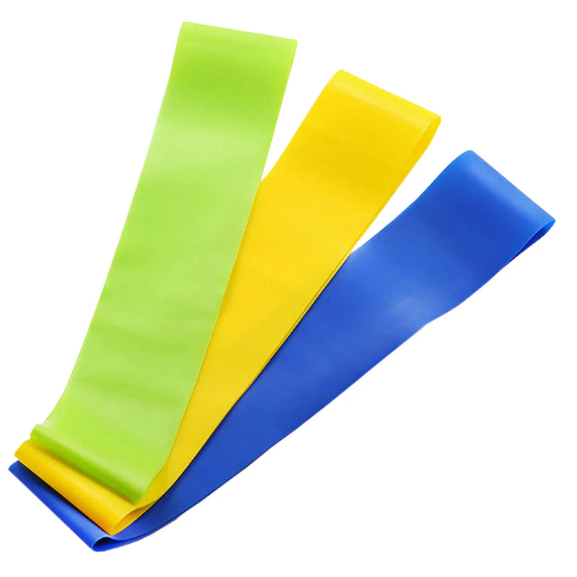 5‑Level Exercise Loop Bands – Latex Fitness Bands Set for Toning & Strength – Skin-Friendly, Stackable, Lightweight – Ideal for Home Workouts & Pilates