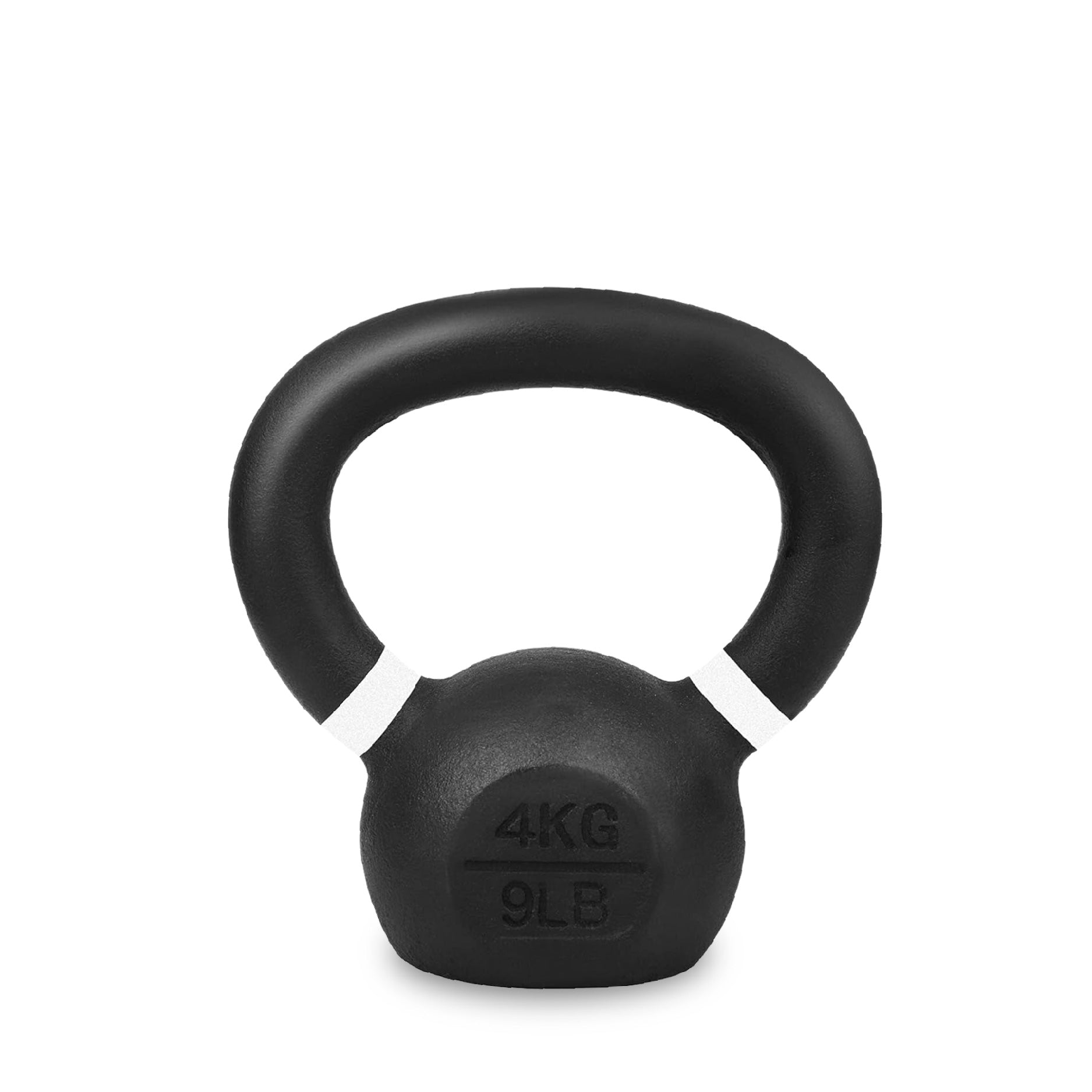 Cast Iron Kettlebells – Durable Matte Finish, Ergonomic Handle Grip – Strength & Functional Training – Perfect for Compact Home Gym Use