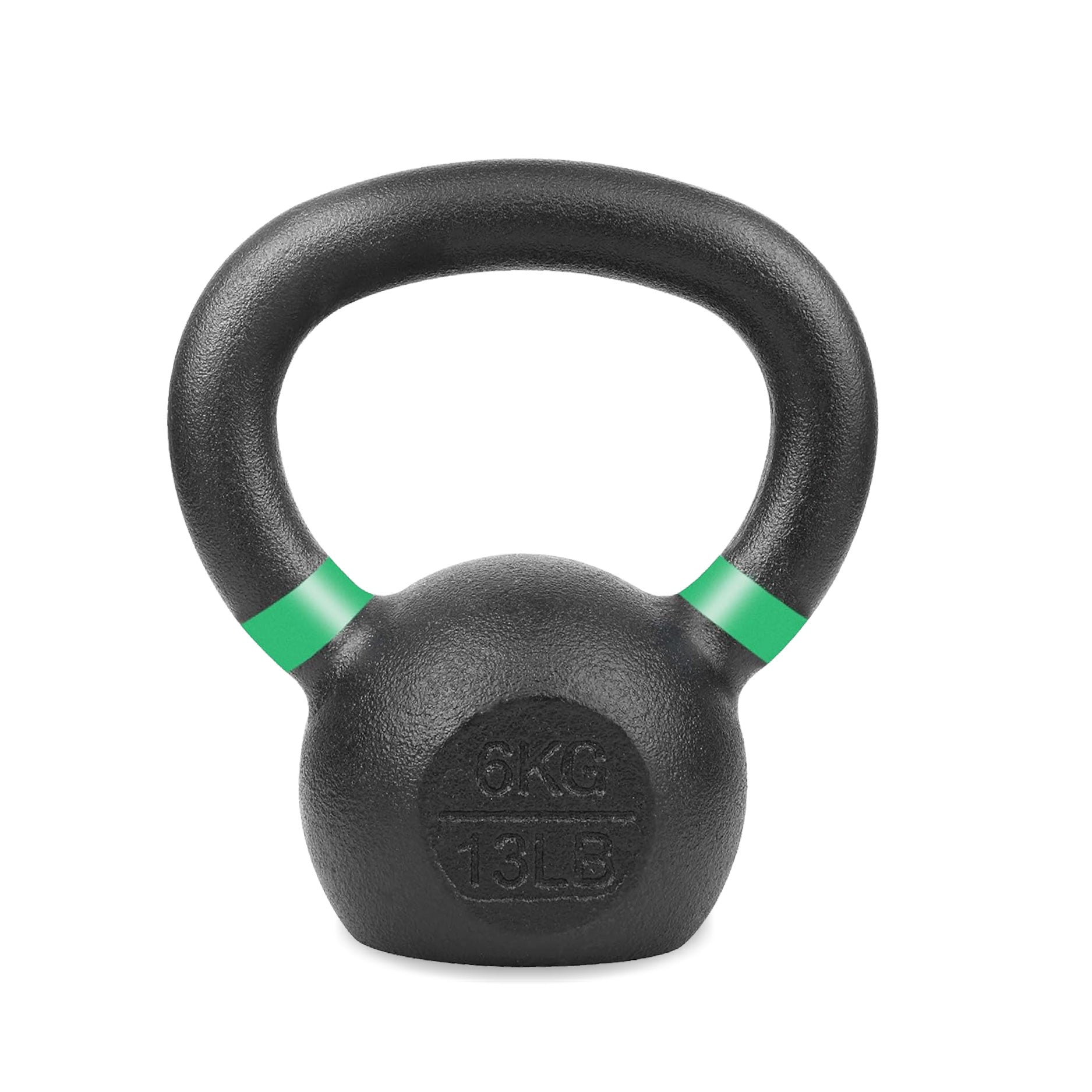 Cast Iron Kettlebells – Durable Matte Finish, Ergonomic Handle Grip – Strength & Functional Training – Perfect for Compact Home Gym Use