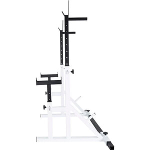 White and black metal frame on a white background