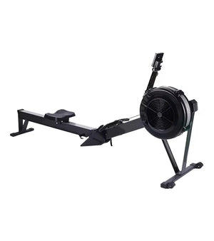Black air rower on a white background