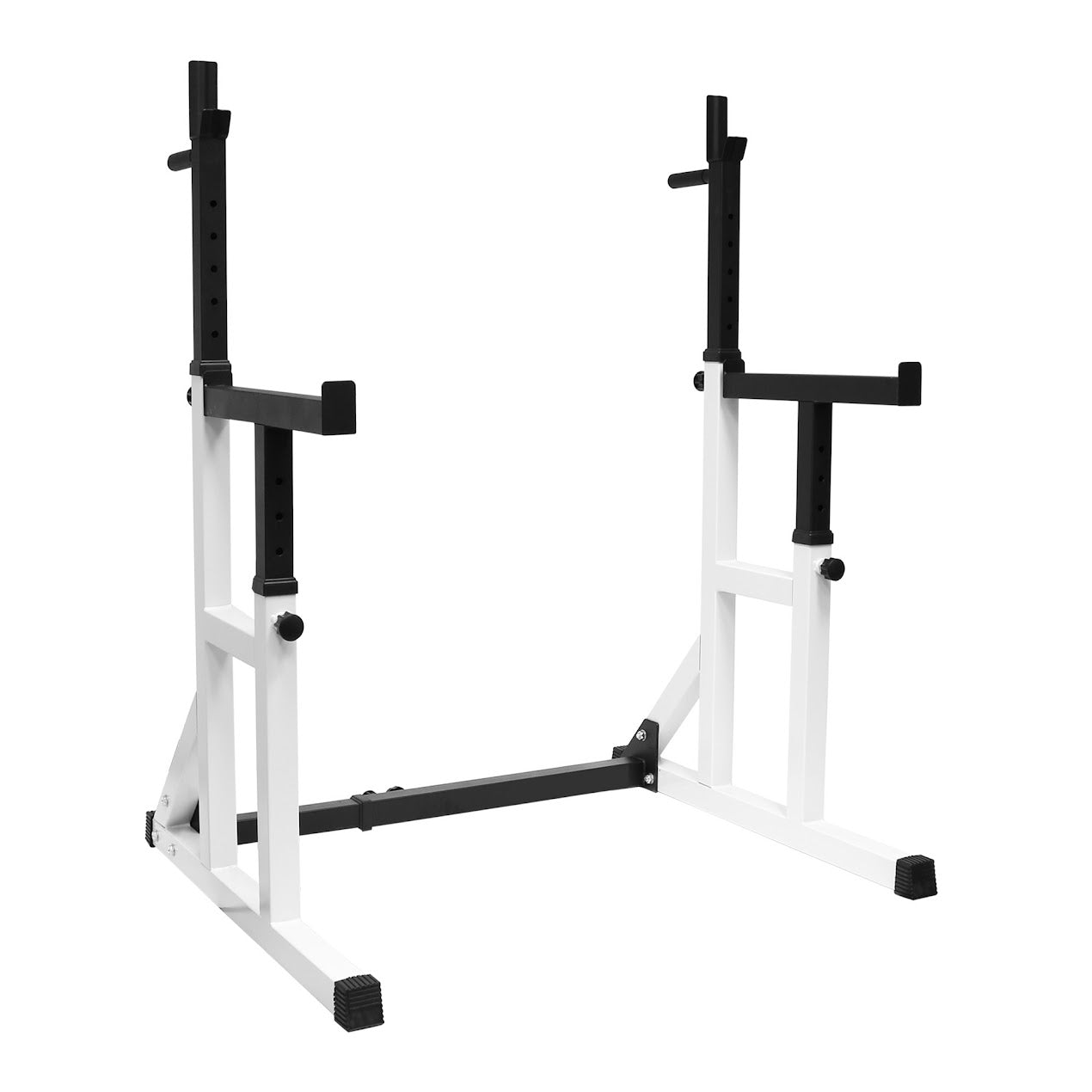 Heavy-Duty Home Gym Power Rack – Adjustable Squat & Bench Press Stand 2.0 | Multi-Level Barbell Support | Compact Steel Frame for Strength Training