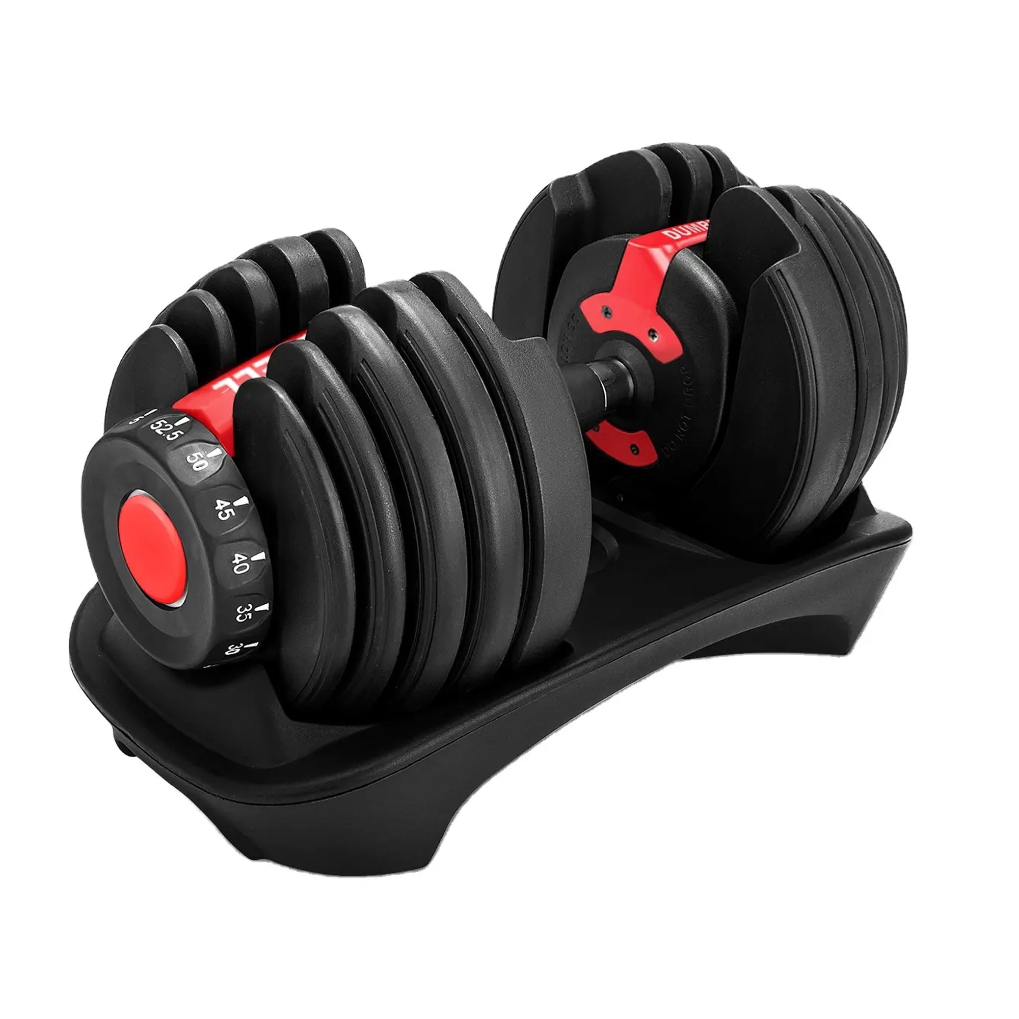 Premium 40 kg Dial‑Adjust Dumbbell Pair – Reinforced Steel & ABS, 17 Weight Settings, Compact Strength Training for Home Gyms & Studios