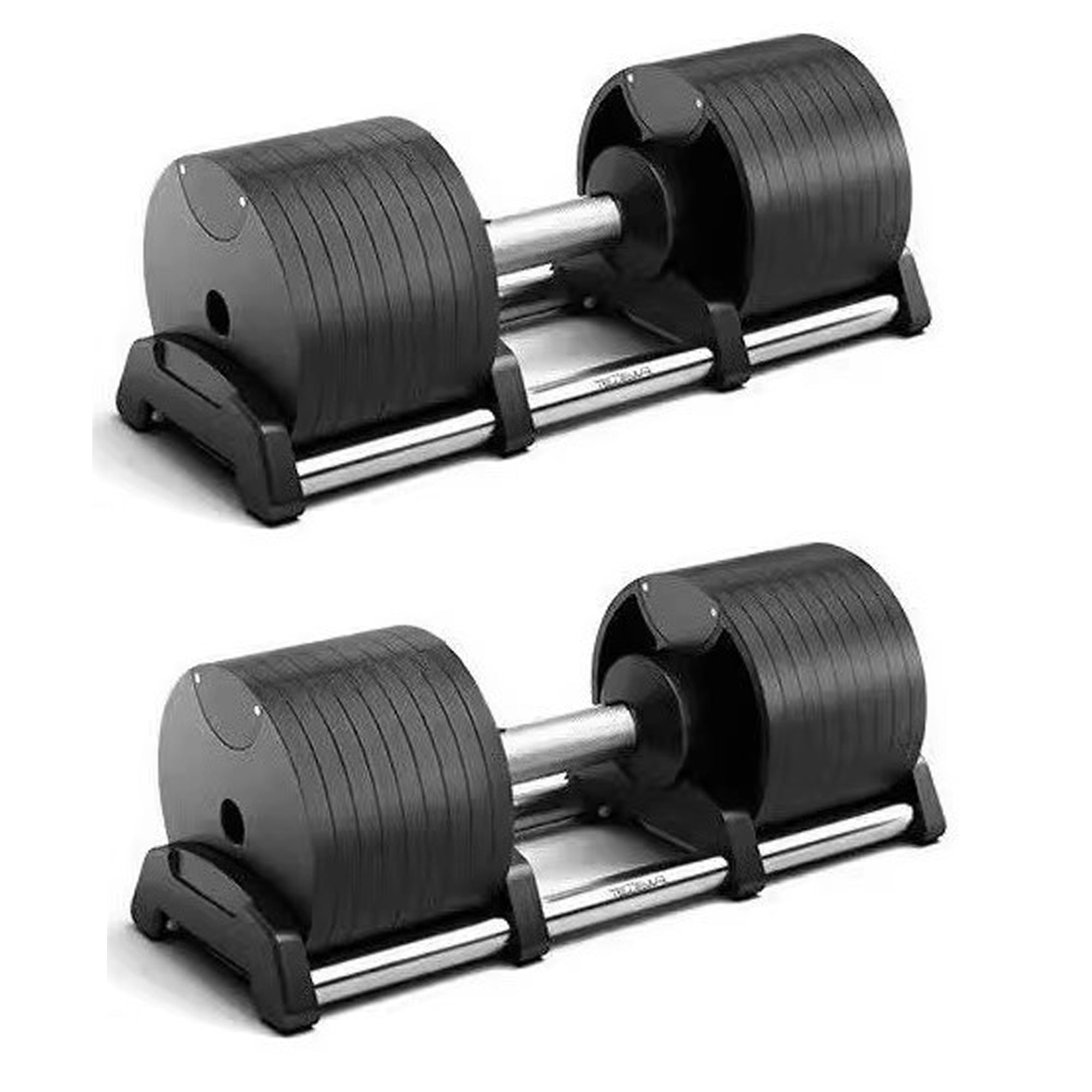 Dial-Adjustable Dumbbells – Steel-Core 24–45 kg Free Weights with Grip Handle – Home Gym Strength Training Set for Compact Fitness & Personal Studios