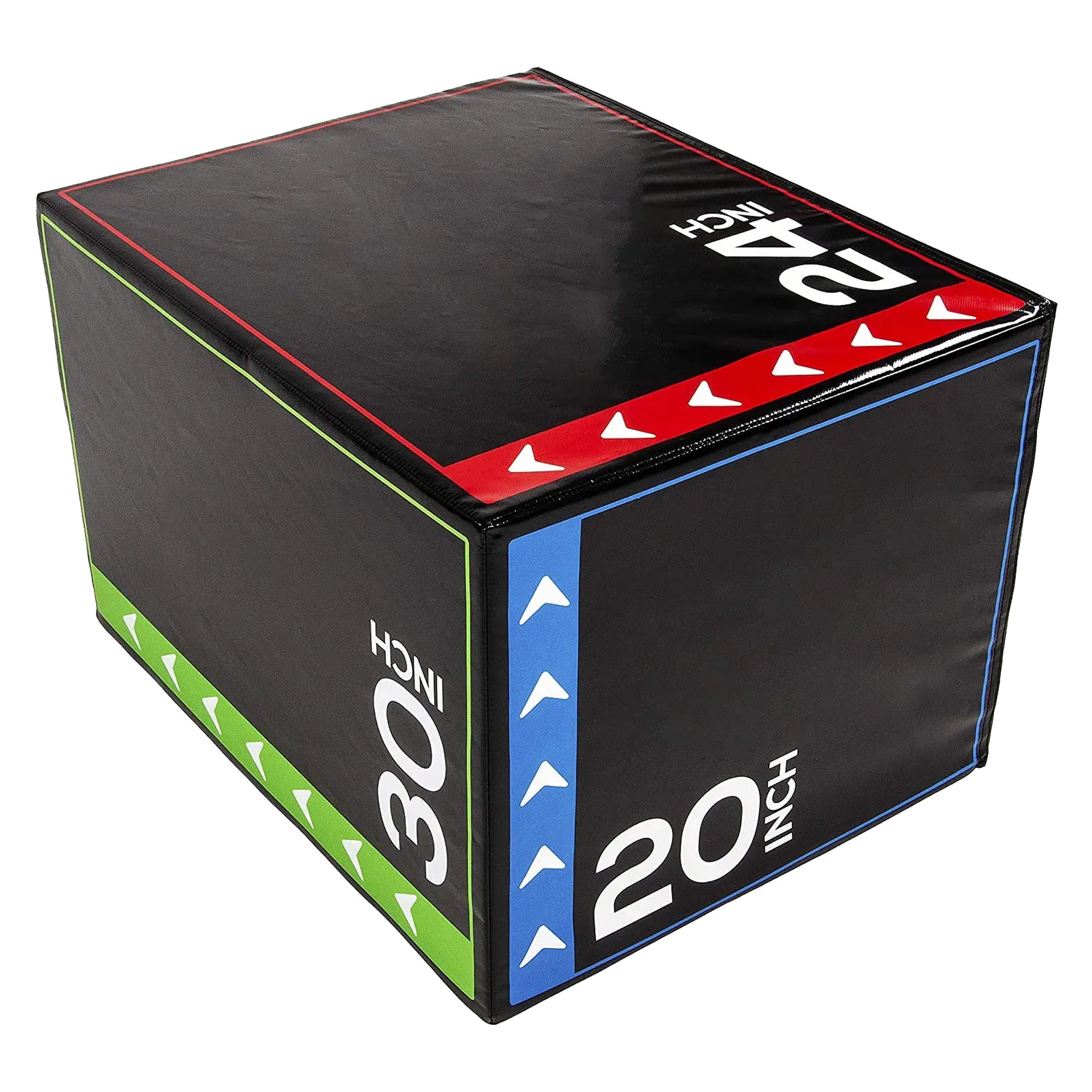 3‑in‑1 Soft Plyometric Jump Box – Non‑Slip Vinyl & Foam – Explosive Power Training for Home Gym