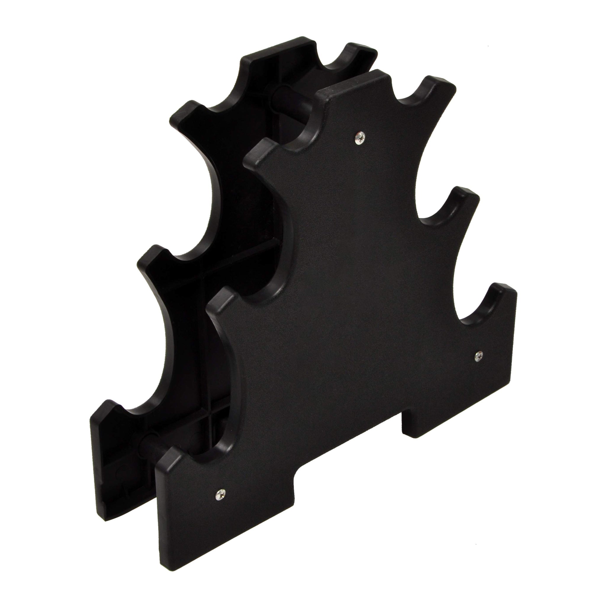 Vertical Dumbbell Rack Stand – Steel Frame, Mat Black Finish, 3 or 5 Tiers, Space Saving Weight Holder for Home Gym Organization