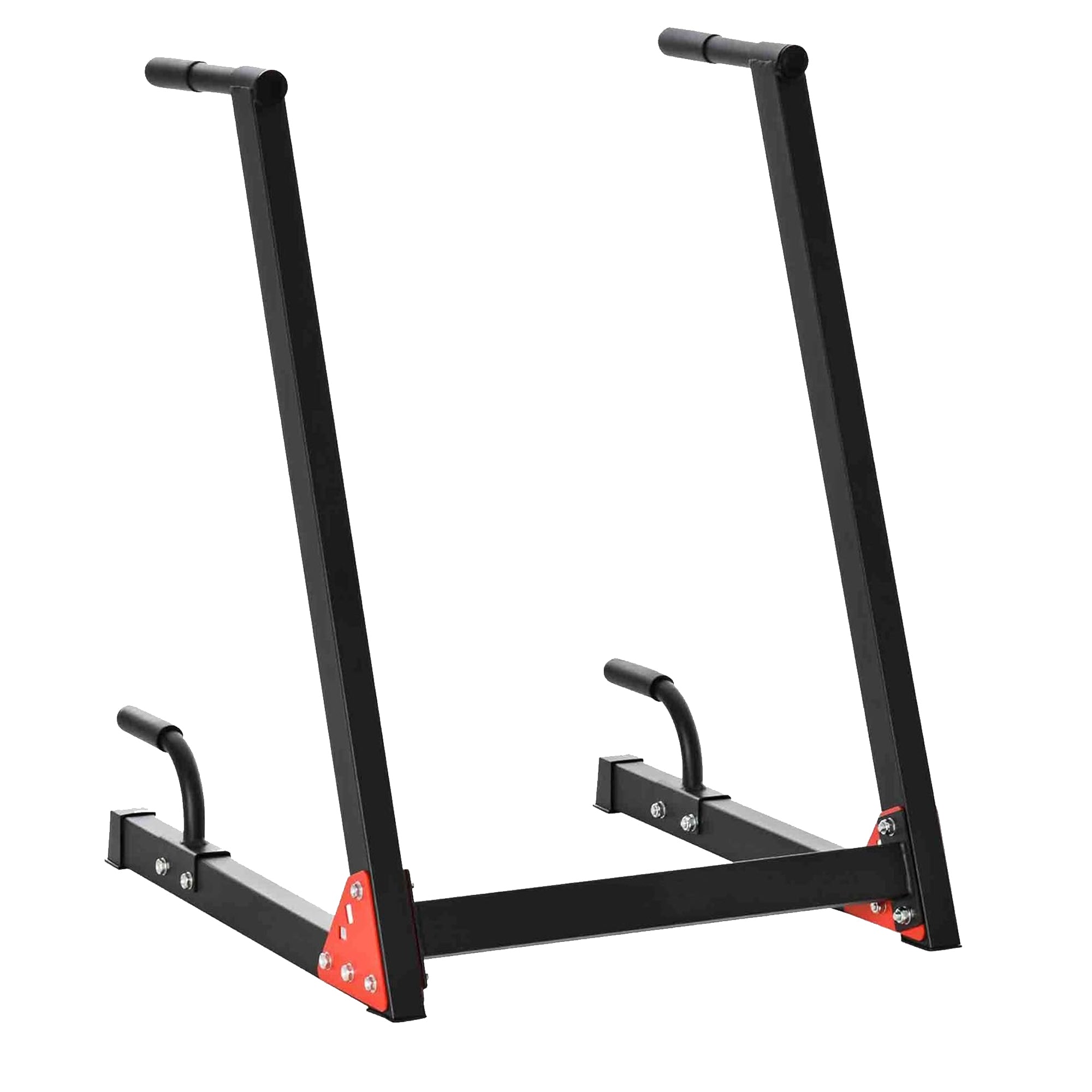 Heavy Duty Steel Dip Station Stand – Ergonomic Foam Handles for Chest, Triceps & Core – Space Saving Home Gym Equipment