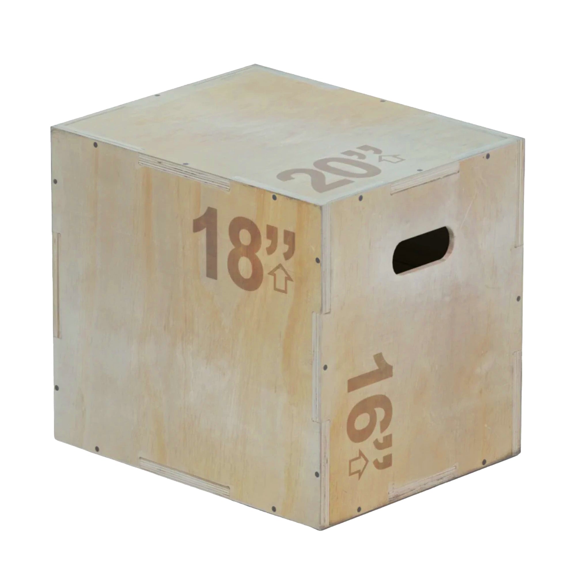 Multi-Height Wooden Plyo Box – Heavy-Duty 3-in-1 Plywood Jump Platform for Explosive Home Workouts, Functional Step-Up Tool for Garage & Studio Gyms