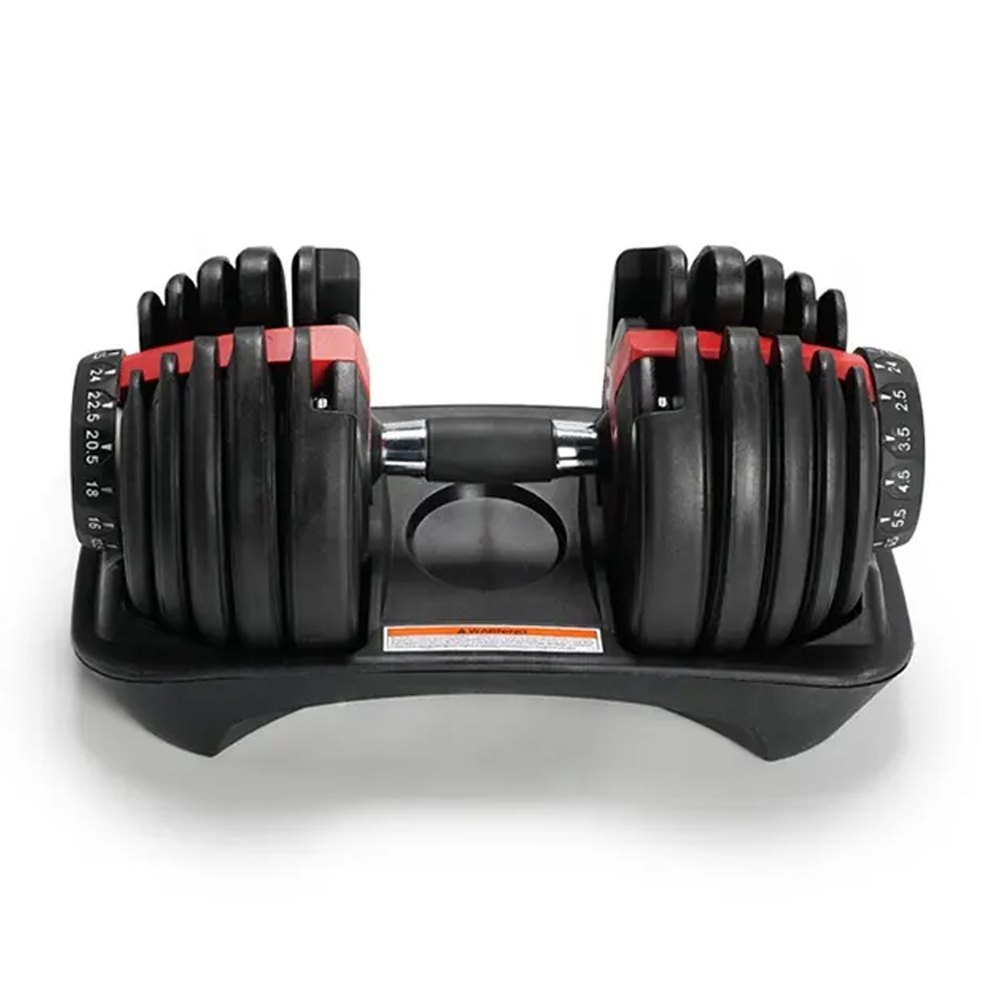 Premium 40 kg Dial‑Adjust Dumbbell Pair – Reinforced Steel & ABS, 17 Weight Settings, Compact Strength Training for Home Gyms & Studios