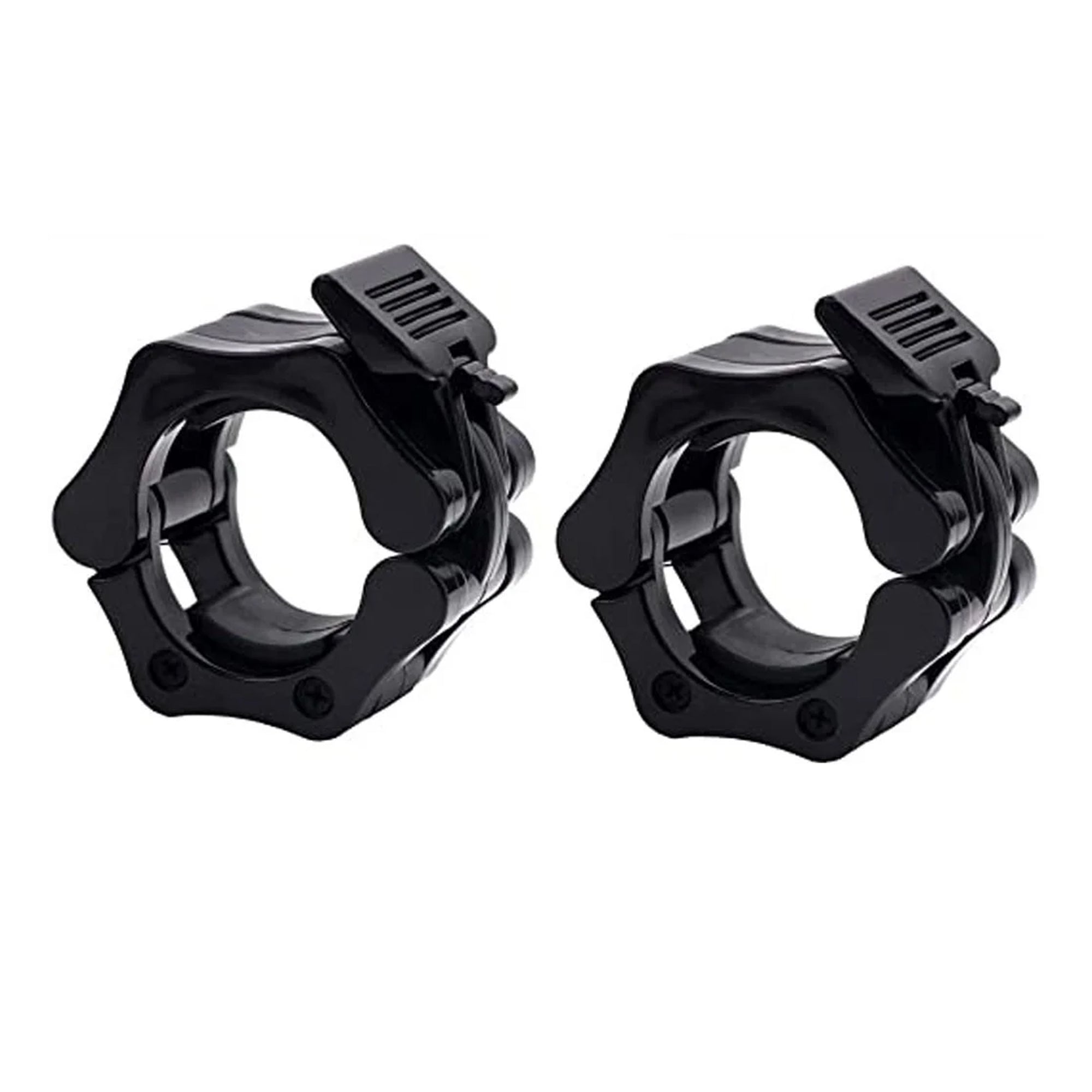 Olympic Quick‑Release Barbell Collars, Nylon Locking Clamps – Heavy‑Duty Secure Fit for Home & CrossFit Gyms
