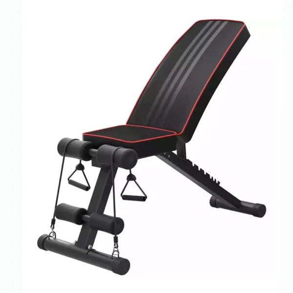 Compact Adjustable Weight Bench – 7-Angle Incline/Decline, Neoprene Padding, Auto-Lock Folding Design, 320 kg Load for Home Gym Training