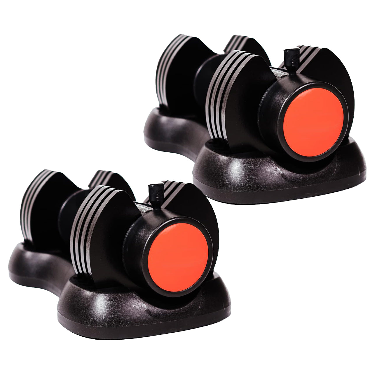 5-in-1 Adjustable Dumbbells Set – 12.5 kg Neoprene Coated, Safety Lock System, Anti-Roll Design – Ideal for Full-Body Home Gym Training