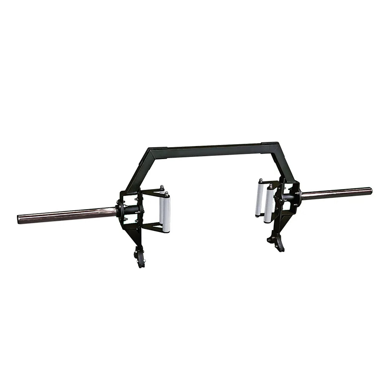 Heavy-Duty 20kg Hex Trap Bar with Built-In Jack – Open Frame Design, Rotating Sleeves, Olympic & Standard Plate Compatible for Home Deadlifts & Shrugs